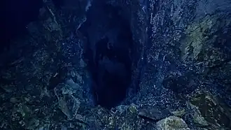 A large venting site dubbed "Hotter Than Hole"