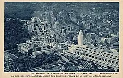 Boulevard Poniatowski during the 1931 Paris Colonial Exposition