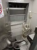 Squat toilet in Express No. 51 (Krung Thep Aphiwat - Chiang Mai)