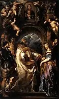 Saint Gregory the Great with Saints (1606-1607, Musée de Grenoble)