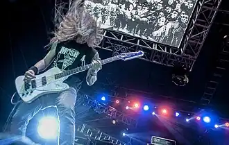 Extreme Noise Terror performing at Manizales Grita Rock in 2015