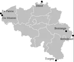 Image 135Extreme points of Belgium (from Geography of Belgium)