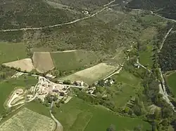 An aerial view of Eygluy-Escoulin