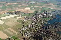 Aerial view of Féchain