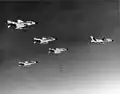F-4Cs RB-66C bombing Vietnam 1966