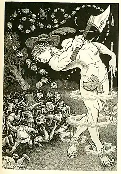 Illustration for The Works of Rabelais, Vol. II, Book IV (1927)