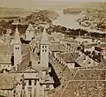 View from the Prague Cathedral in 1867