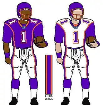 Frankfurt Galaxy uniforms