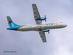 Fly91 Atr72 Departing out of bengaluru