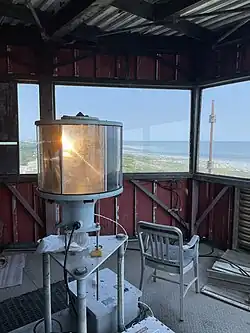 Beacon inside the lantern