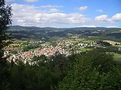 View of Le Malzieu-Ville