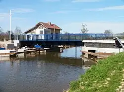 Swing bridge on the Rhone–Rhine Canal