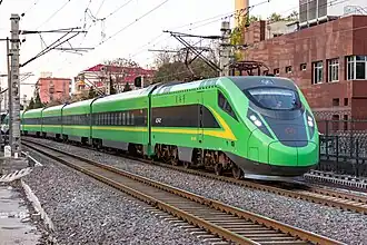 CR200J on the Beijing–Kowloon railway