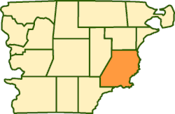 location of Florentino Ameghino Department in Chubut Province