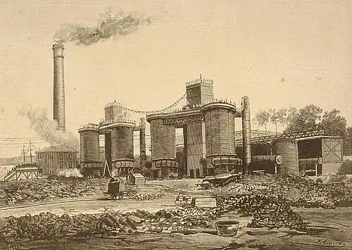 Altos Hornos San Francisco, Sestao, 1887.