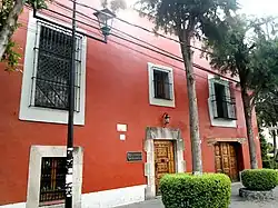Façade of the Obraje de Mixcoac (textile factory)