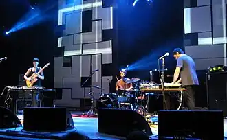 Performing at the Summer Sundae festival, August 2011