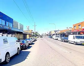 The suburb's main street, The Boulevard