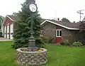 Clock in front of Municipal building