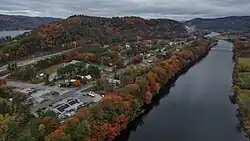 Fairlee, VT, from the southwest