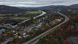 Fairlee, VT, from the northeast
