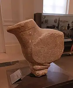 Falcon, Min Temple of Koptos, circa 3300 BCE (Ashmolean Museum AN1894.105a)