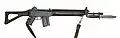 SG 550 with a bayonet