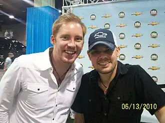 James Harrison (left) and Jody Stevens, June 2010