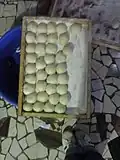 Dough balls prepared for making feteer meshaltet