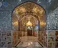 Ayeneh-kari inside the shrine