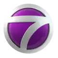 Sixth logo of NTV7. (16 August 2017 – 4 March 2018)