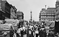 Public market at place Jacques-Cartier in Montreal, Quebec in 1940