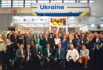 Policy delegation of Ukraine, organisers, partners and participants of the National Pavilion of Ukraine at BIOFACH 2025