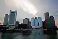 The Federal Reserve Bank's position to the rest of the Financial District of Boston