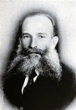 A back-and-white portrait photograph of Federico Guillermo Kreitz