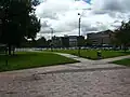 "Parque Central Federmán" as seen from its eastern border