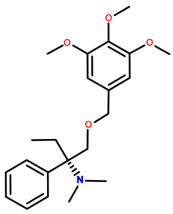 Chemical structure of fedotozine.