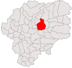 Location in Bistrița-Năsăud County
