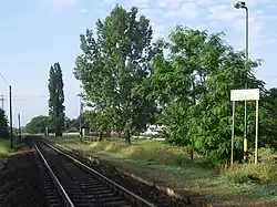Felsőlajos train stop, Felsőlajos, Hungary