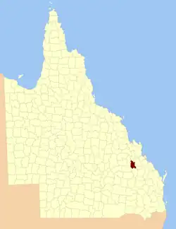 Location within Queensland