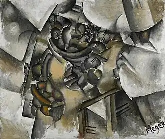 Le compotier (Table and Fruit), 1910–11, oil on canvas, 82.2 × 97.8&nbsp;cm, Minneapolis Institute of Arts. Reproduced in Du "Cubisme", 1912