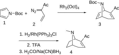 Ferruginine synthesis