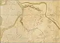 Plan of the defences in 1704.