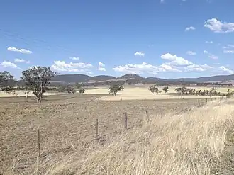 Fields along Greenmount Hirstvale Road, 2014