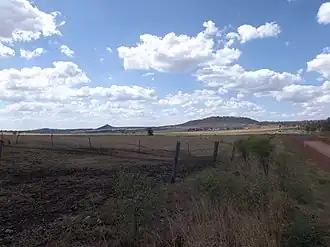 Fields along Kingsthorpe Haden Road, 2014
