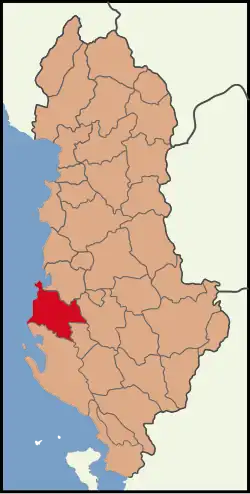 Location of Fier District