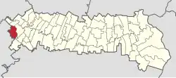 Location in Ialomița County