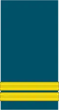An RAF flight lieutenant's sleeve mess insignia