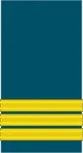 An RAF wing commander's sleeve mess insignia