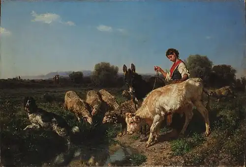 At the Watering Hole (1867)